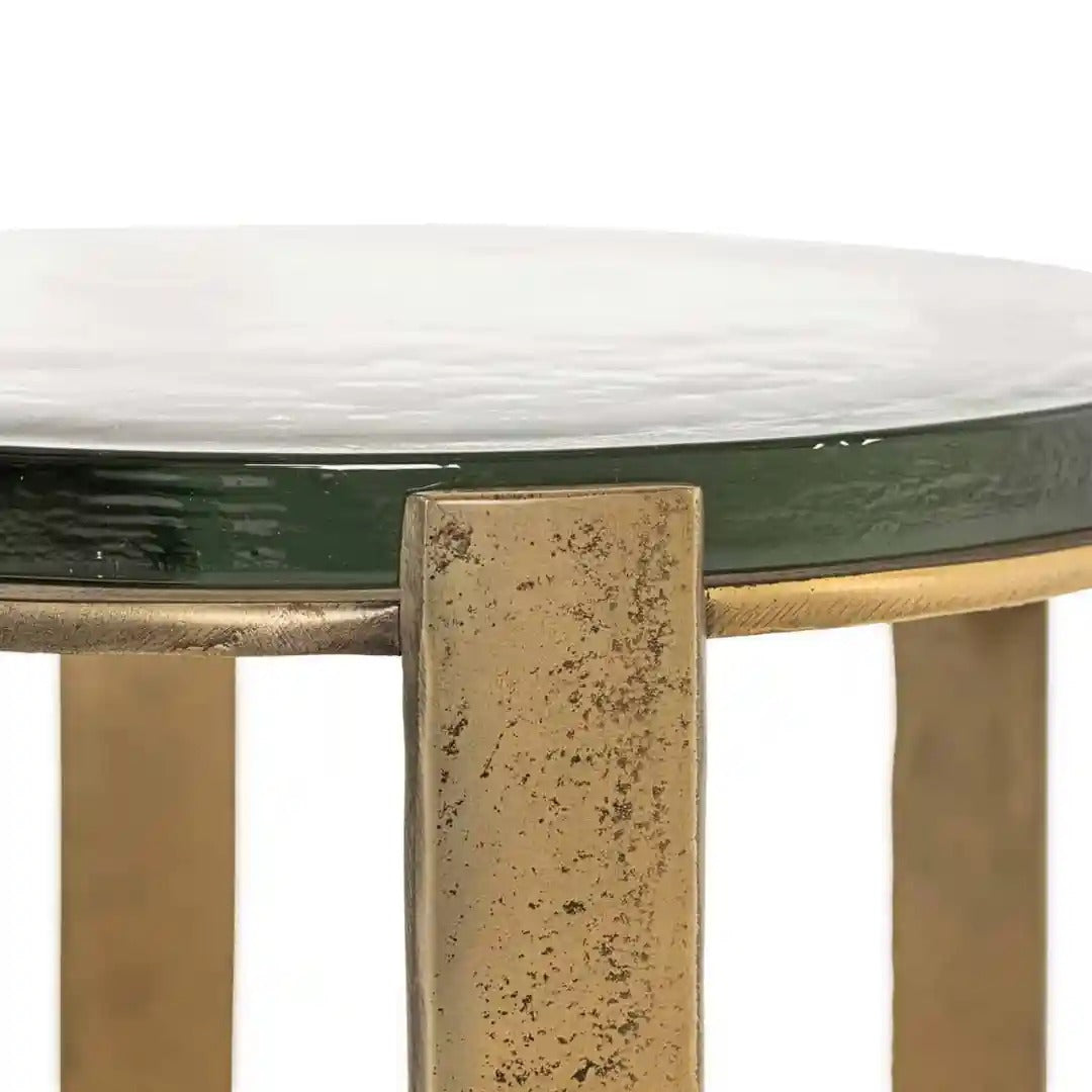 RIXO Aged Gold Side Table