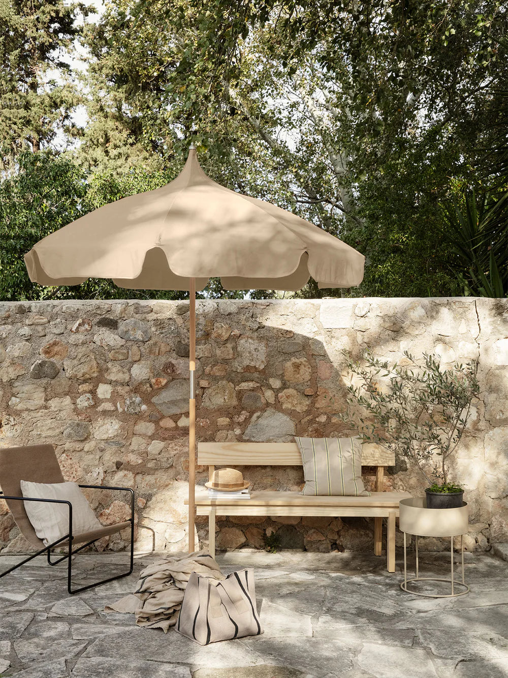 LULL Chocolate Garden Parasol