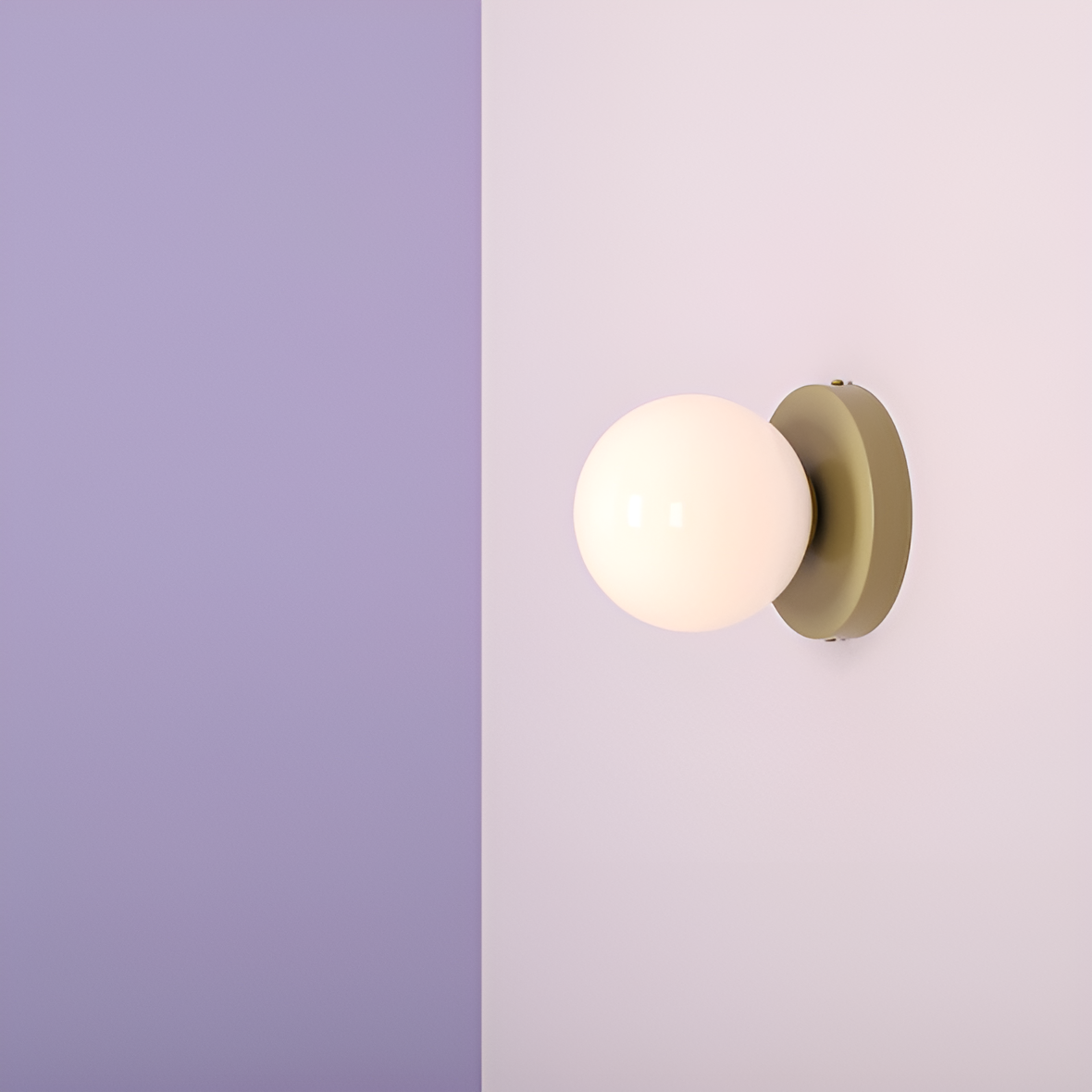Wall lamp Ball Duo pistachio