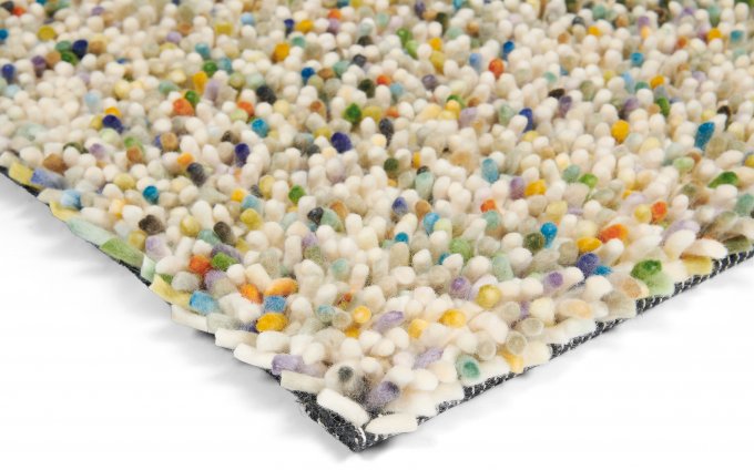 Multicolor dots rug