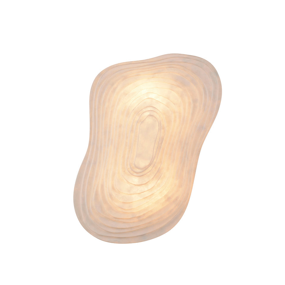 White nebulis wall lamp