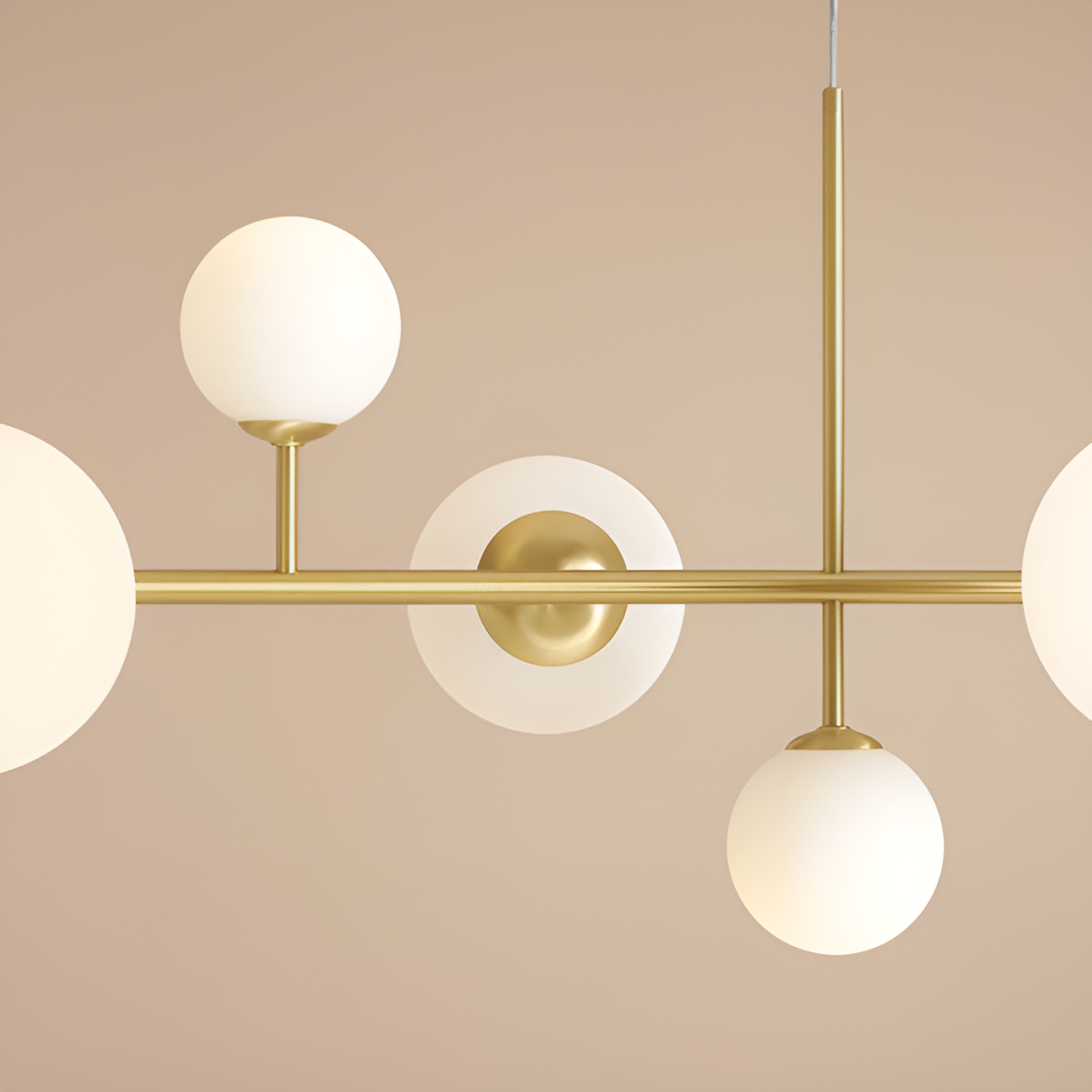 Lampa wisząca DIONE LONG mosiężny