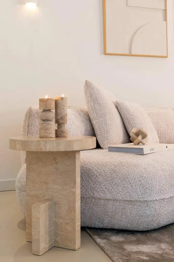 Beistelltisch BILTMORE beige Travertin