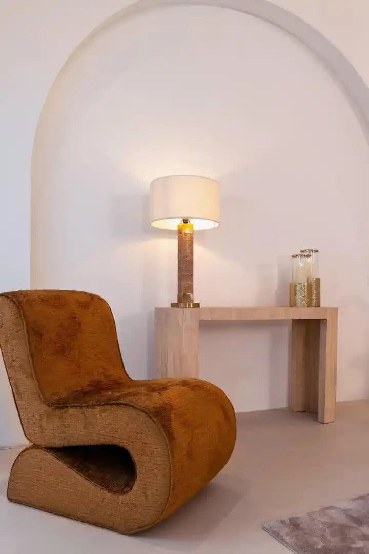 Konsole BILTMORE beiger Travertin