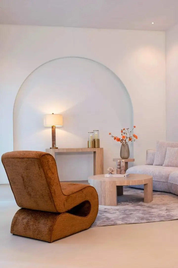 Konsole BILTMORE beiger Travertin