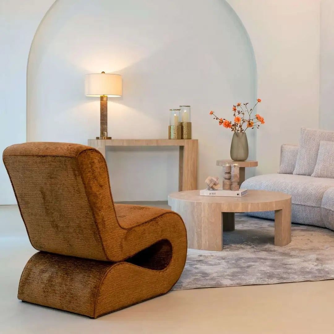 Konsole BILTMORE beiger Travertin