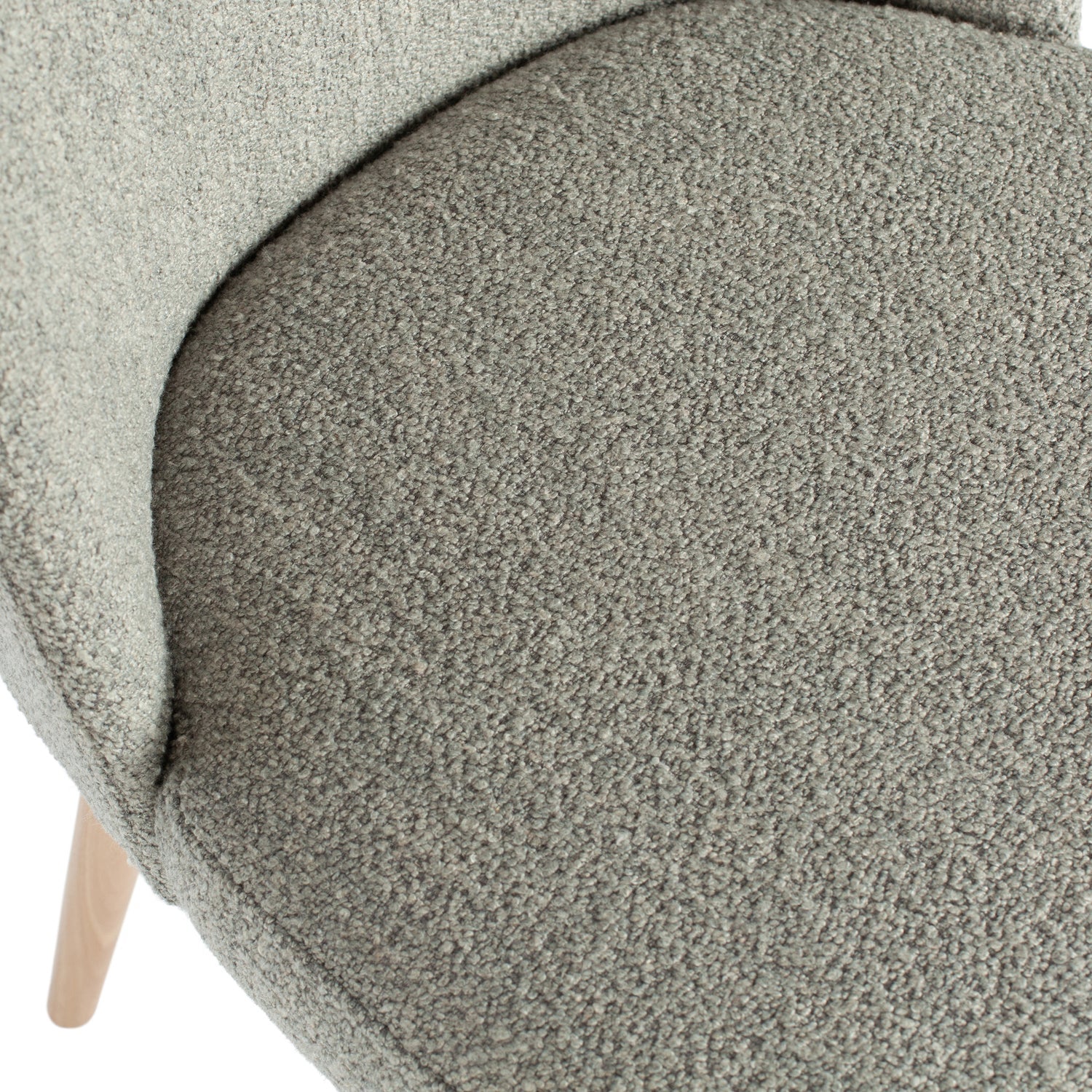 FORCE Chair Light Gray Bouclé