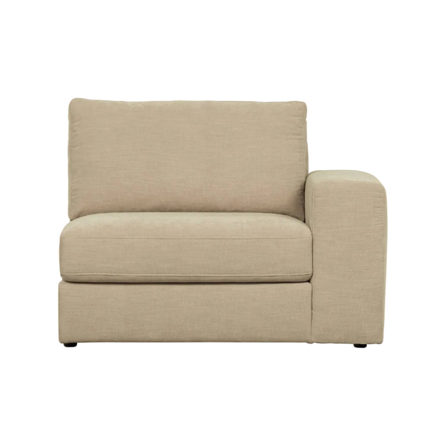 Sofa FAMILY - right-side end module sand