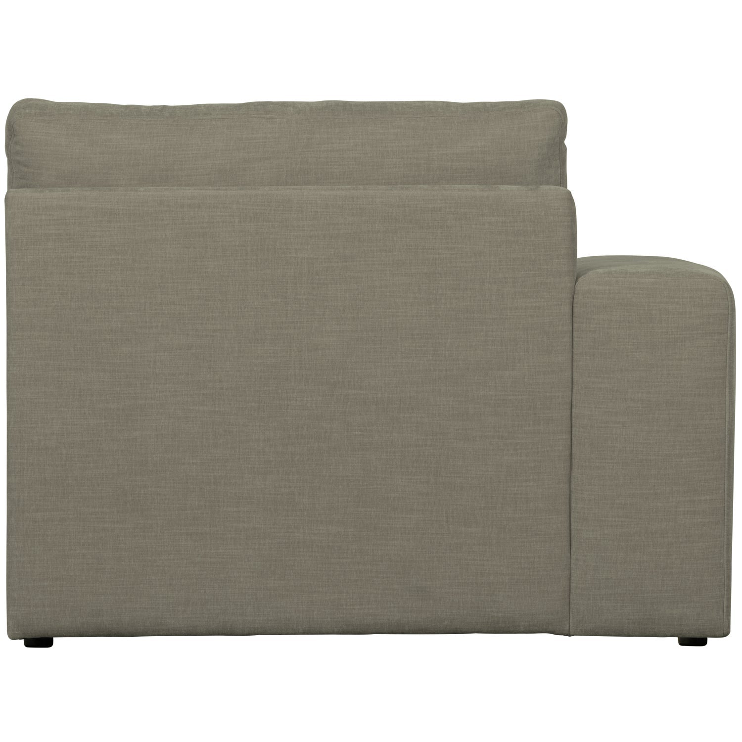 Sofa FAMILY - left-side end module warm gray