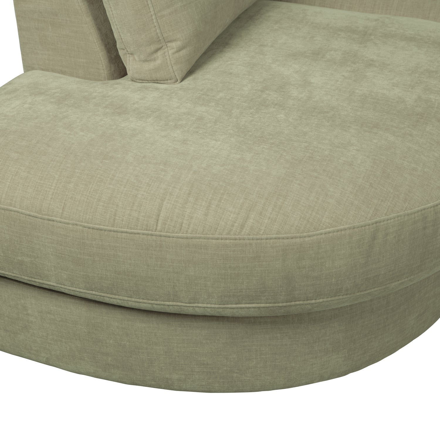 Sofa FAMILY - open left-side element green