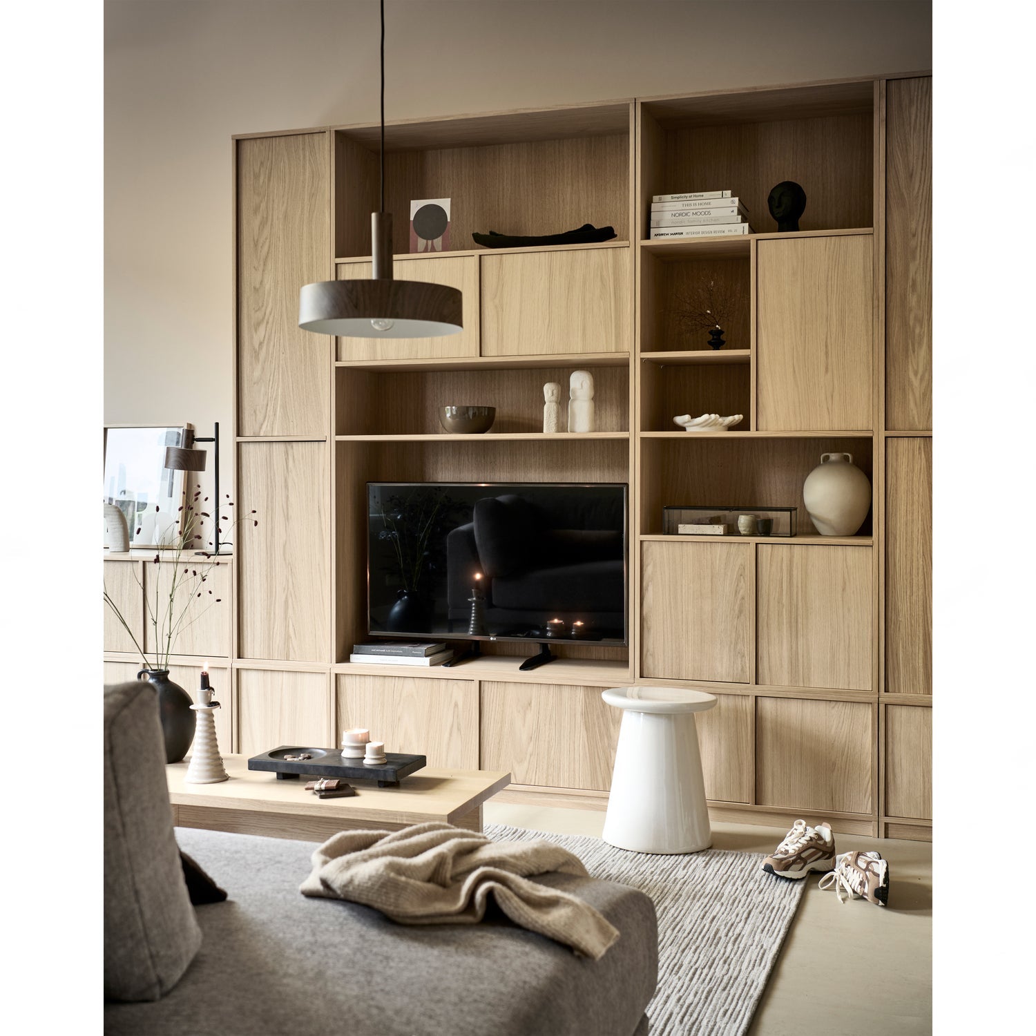 Single Cabinet MODULAIR oak veneer