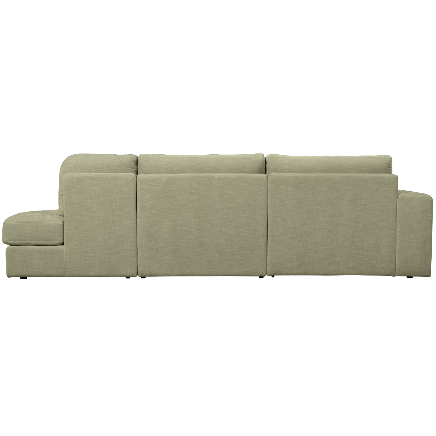 Right-facing open FAMILY sofa green