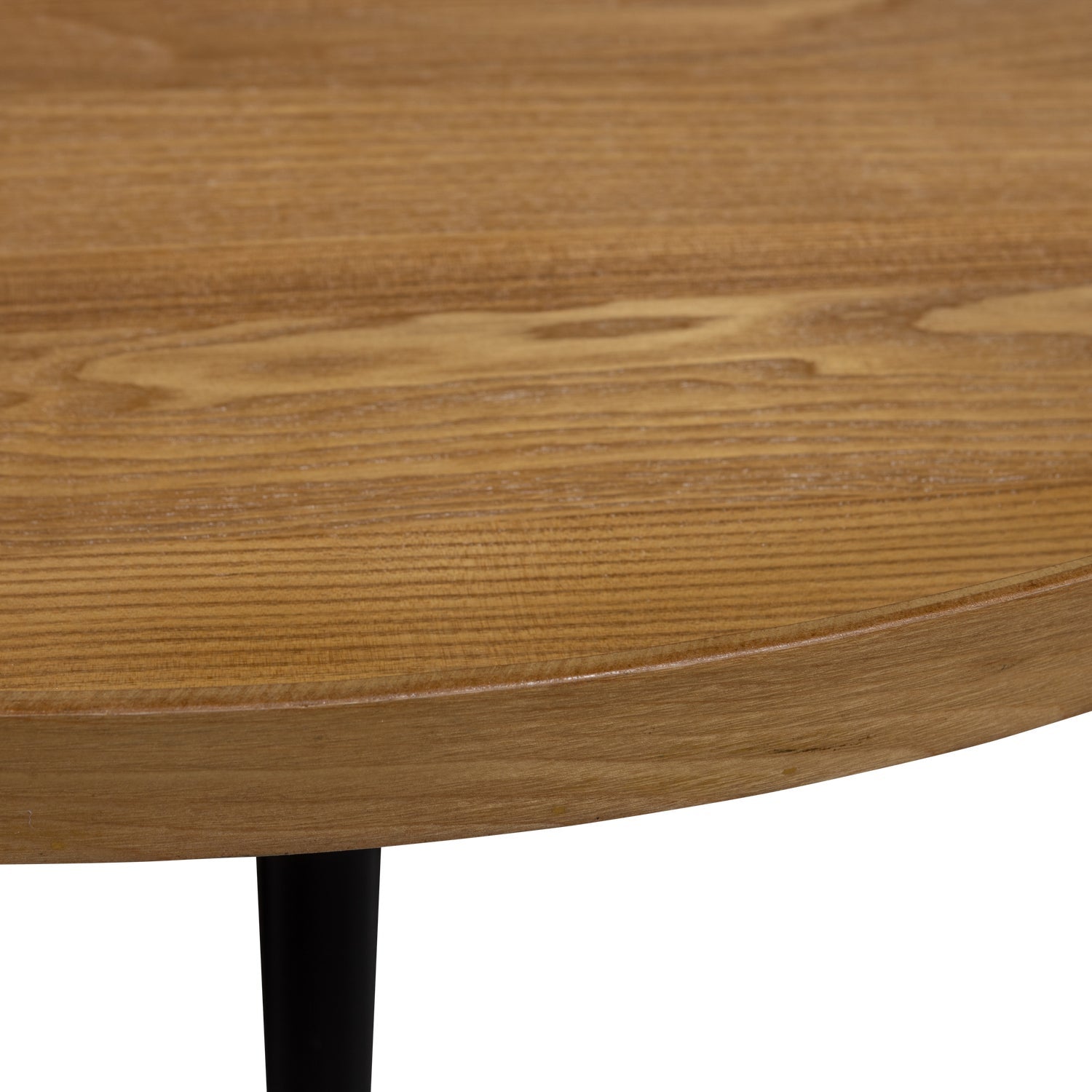 Mesa Holz Couchtisch mit einer schwarzen Basis
