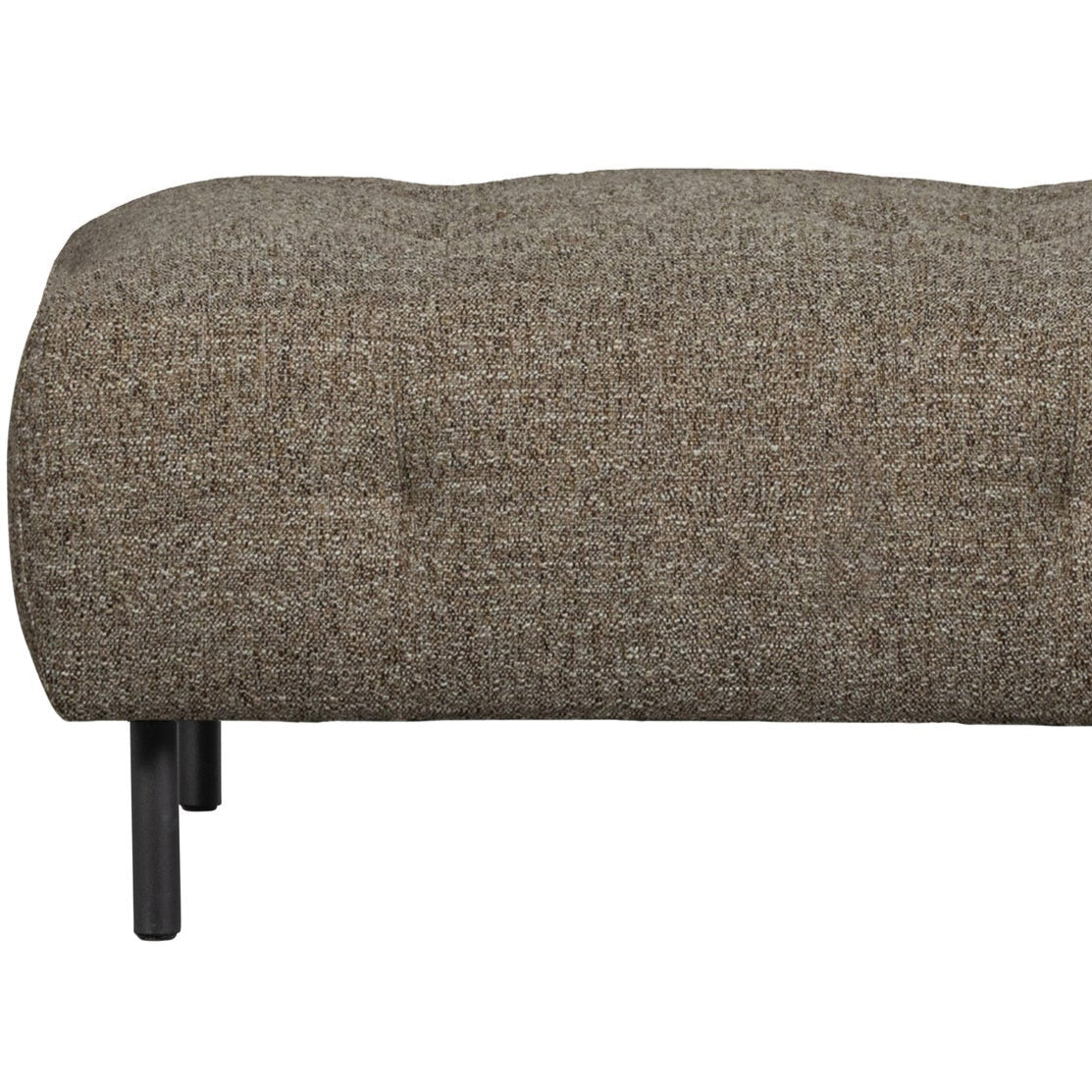 Lloyd pouf dark brown melange