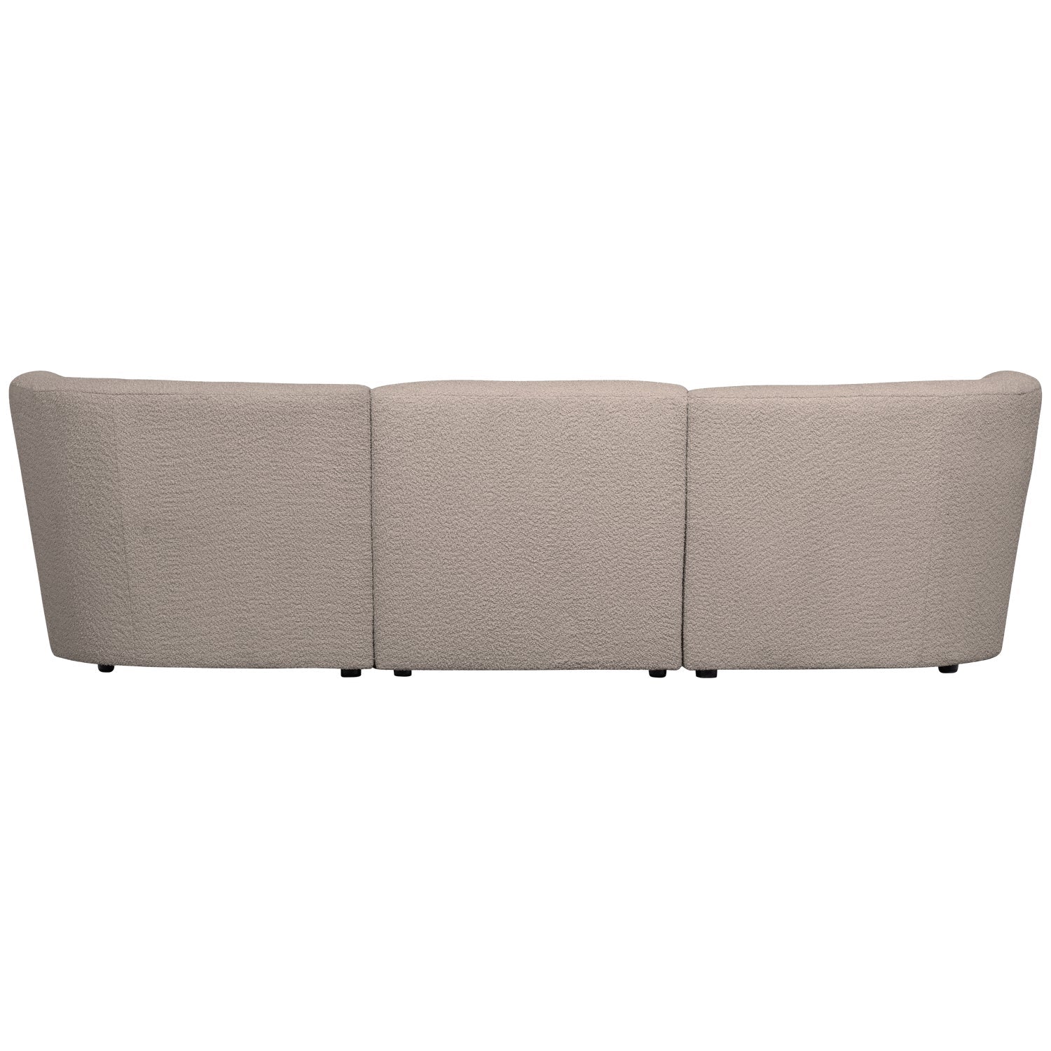 3-Personen-Sofa Coco Sand Bouclé