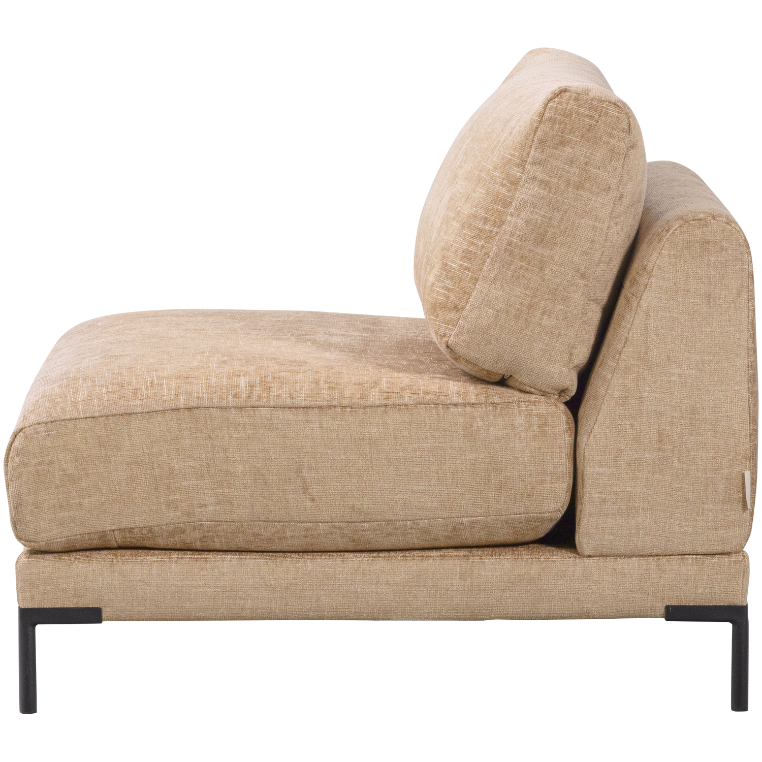 Couple Armchair / Module in Butter Melange