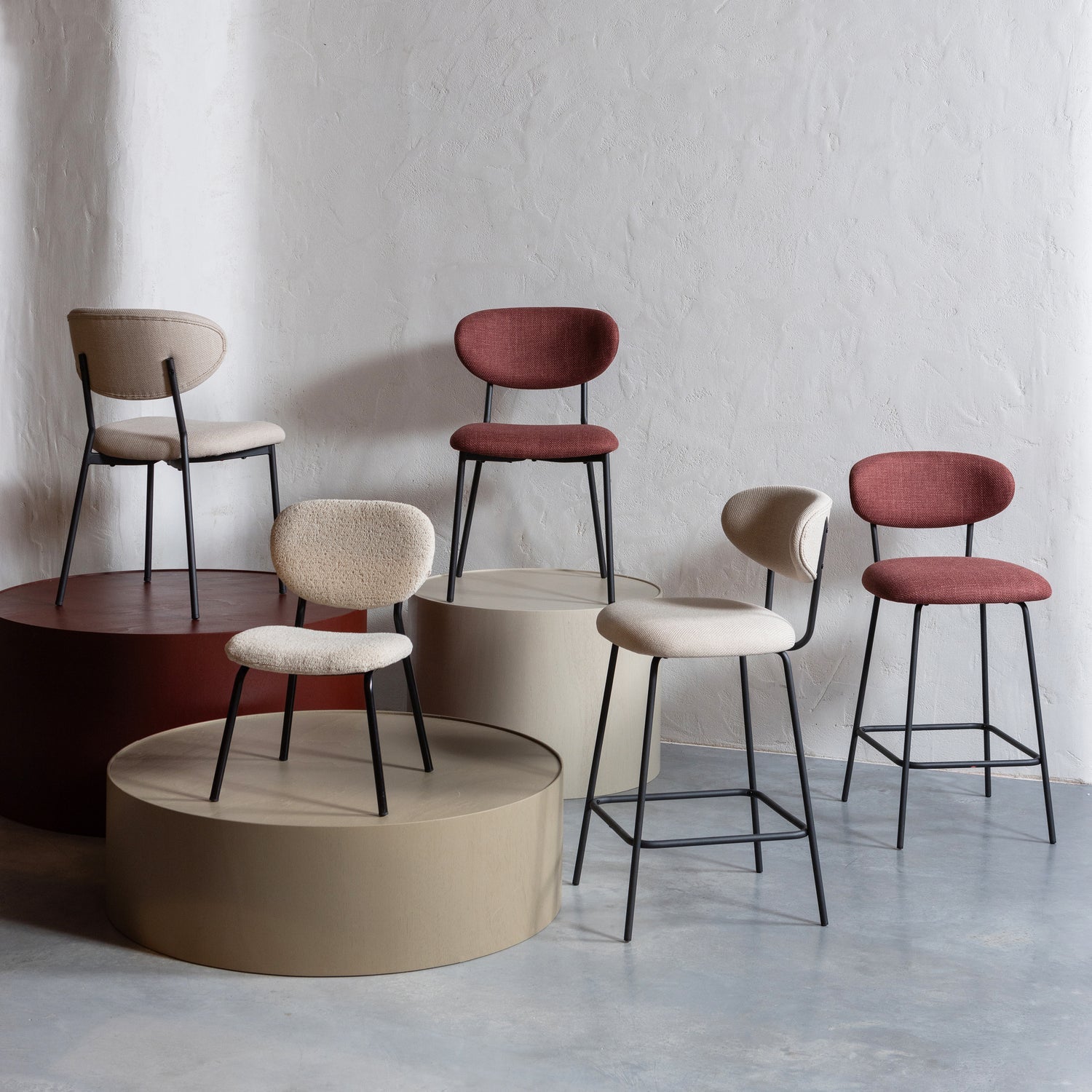 Barstuhl Kjeld Beige