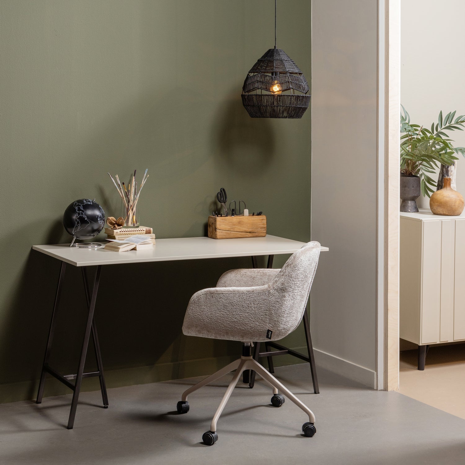 Morros Office Chair Taupe
