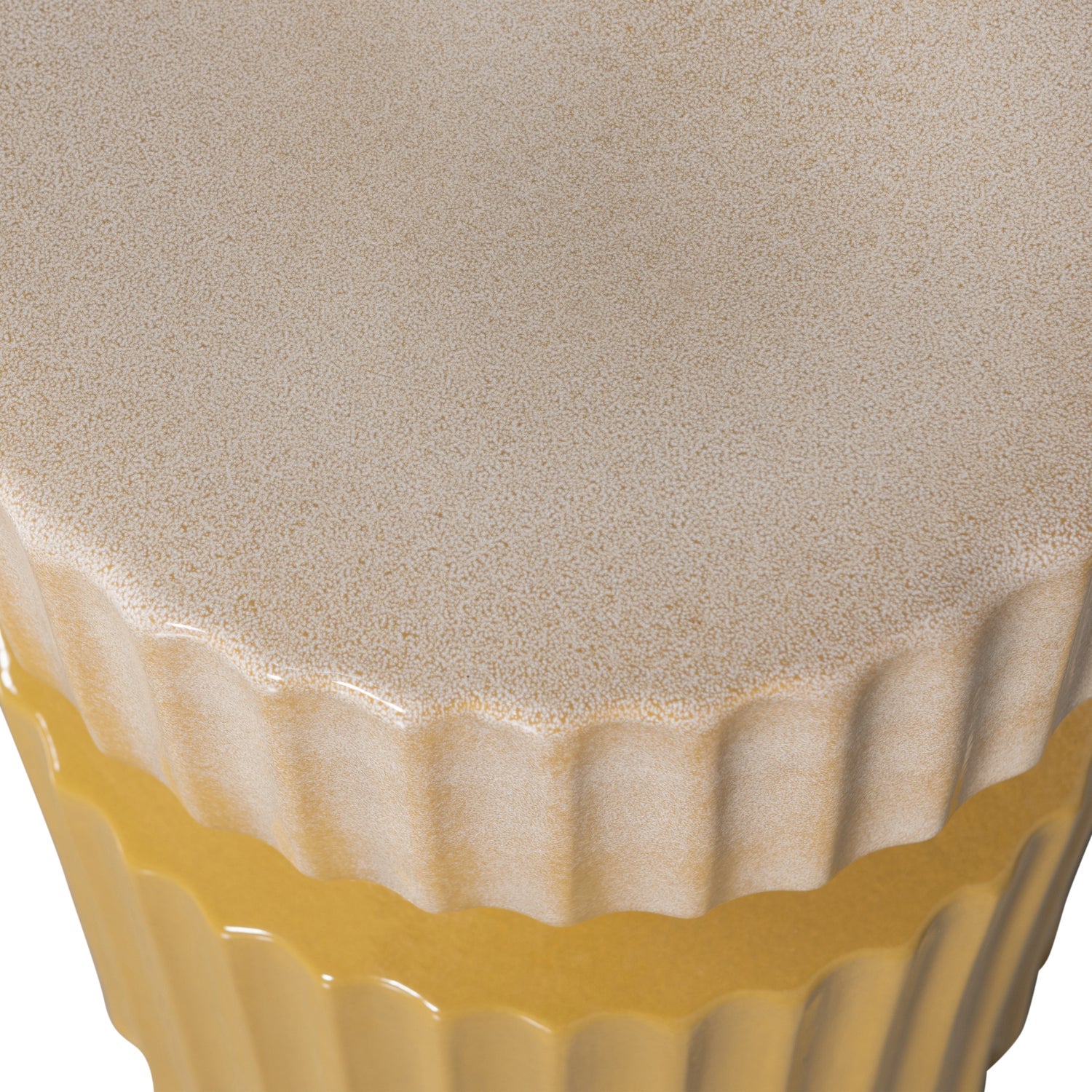 Geer Beige table with yellow