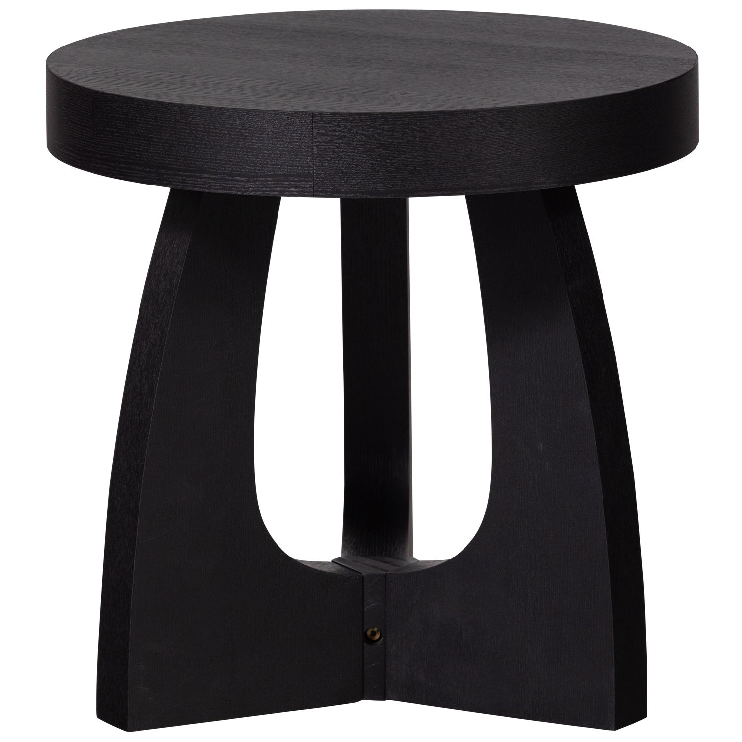 Tala Side Table MDF Veneer Black 45xo45cm
