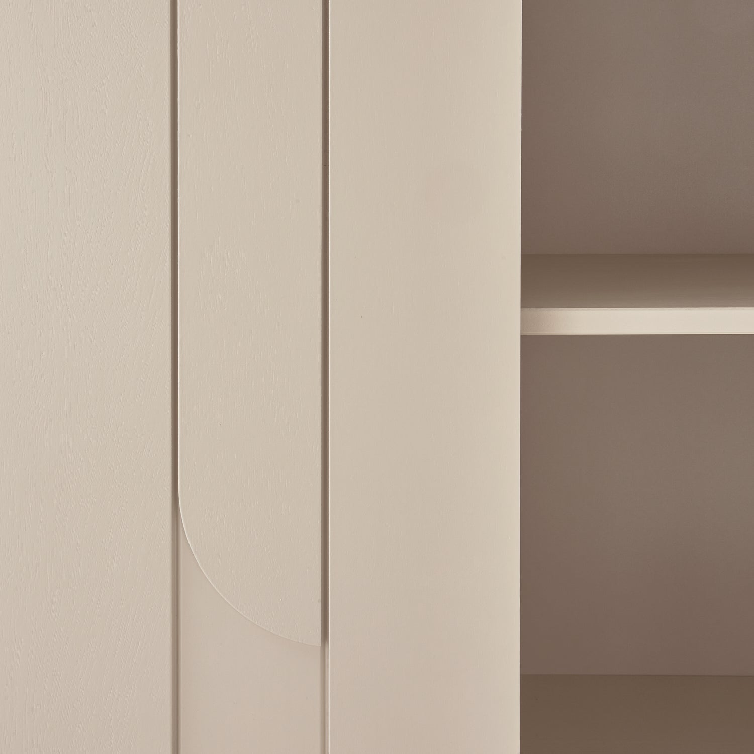 Schrank mit Regalen RAIN beige