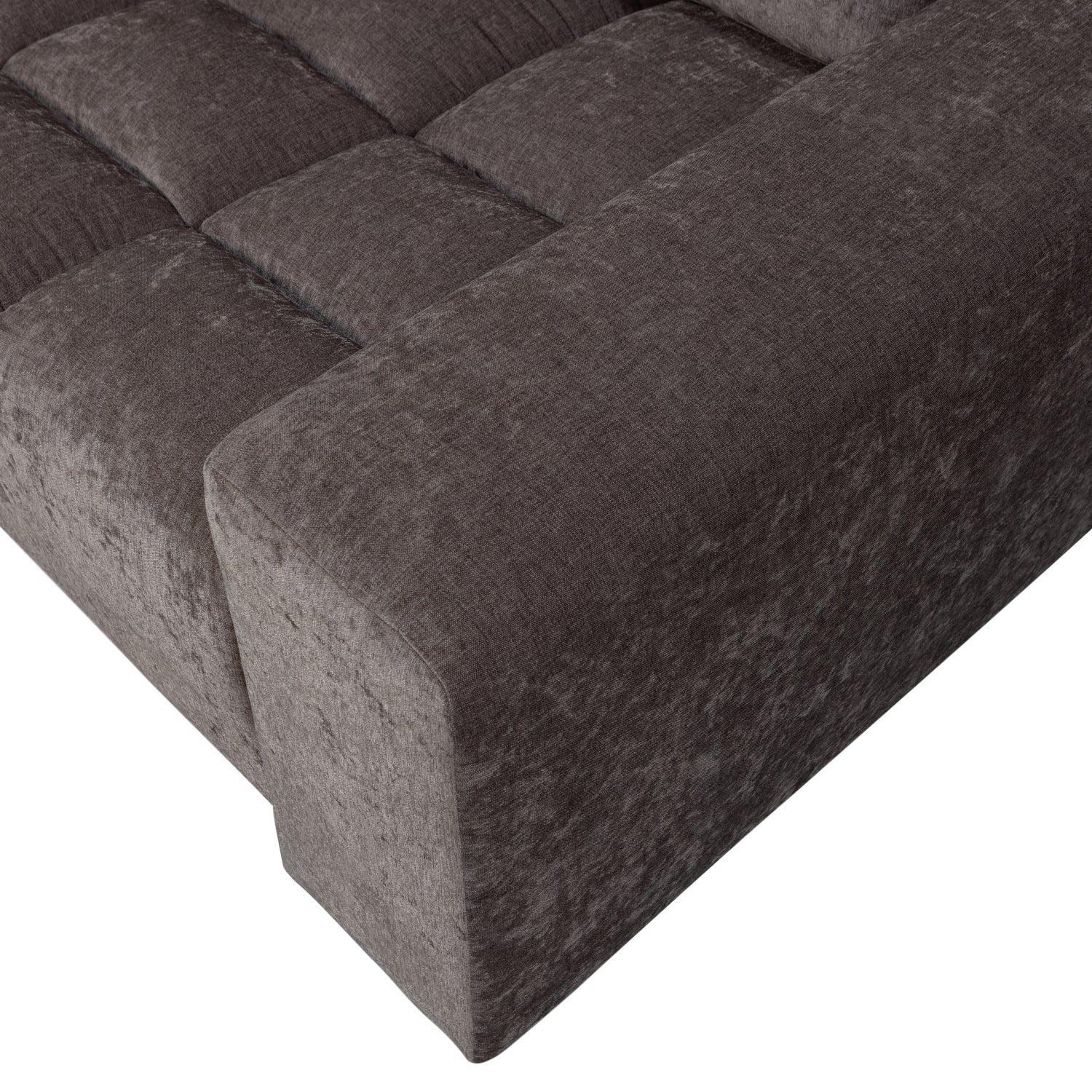 2-Sitzer zweites Date-Sofa warmes Grau