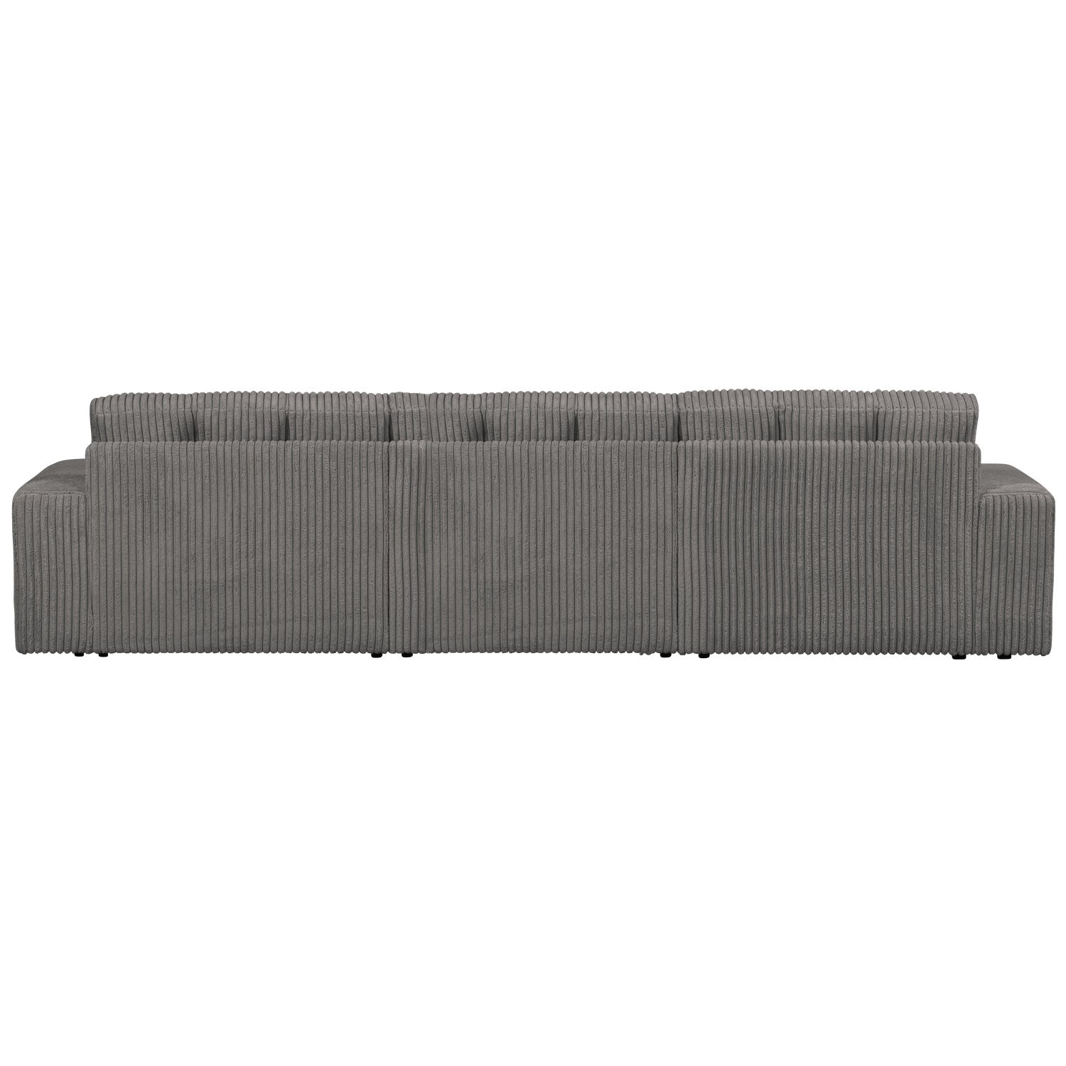 Zweites Date 3-Personen-Sofa grauer Cord