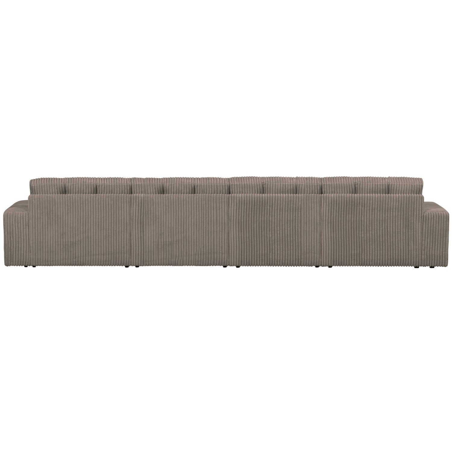 Sofa für 4 Personen SECOND DATE braunes Cord