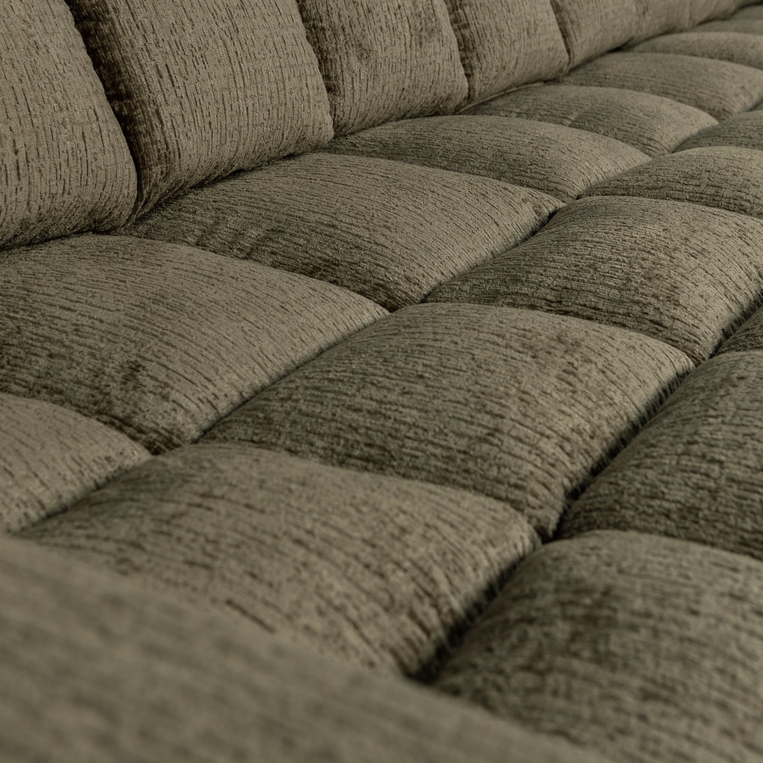 Right-sided Corner Sofa SECOND DATE - BONSAI velvet