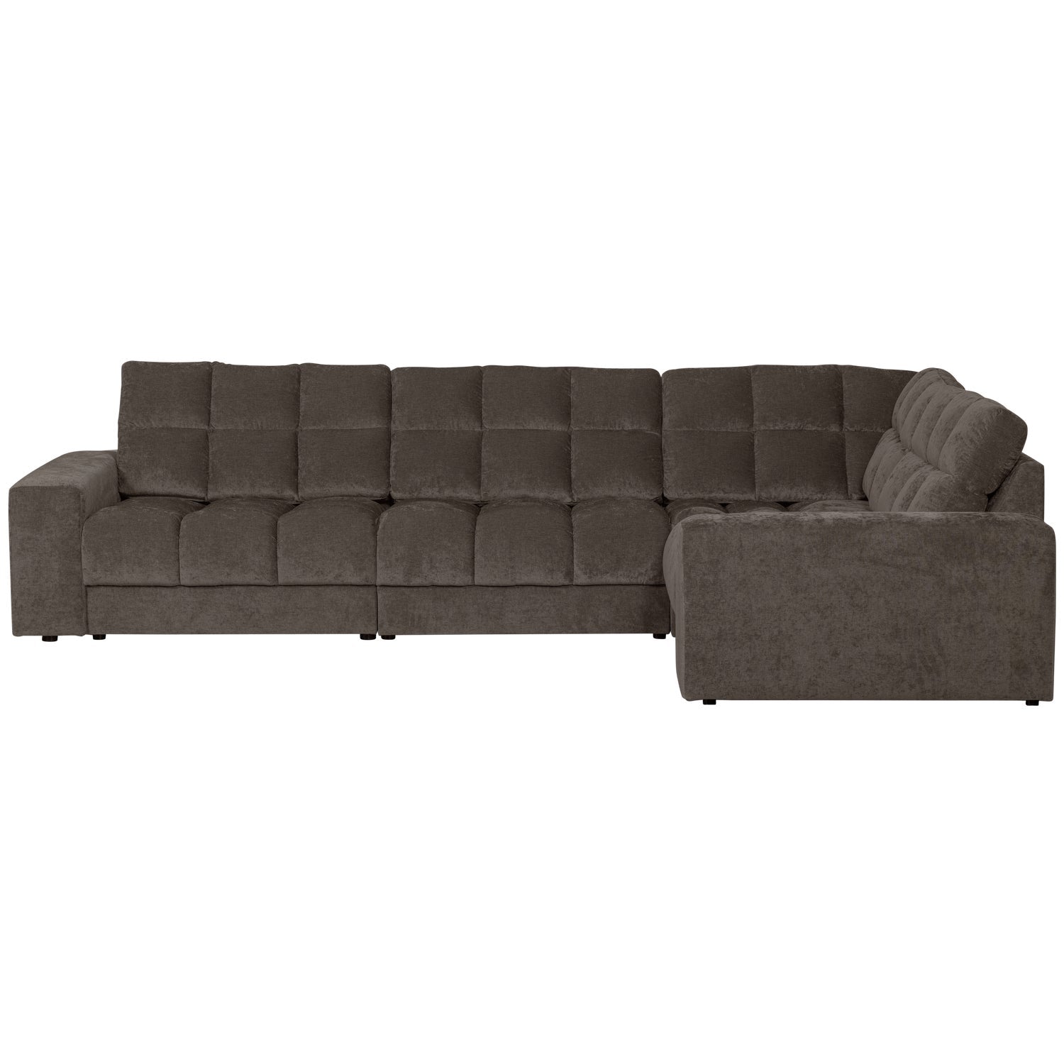Sofa rechtsseitig SECOND DATE warmes Grau