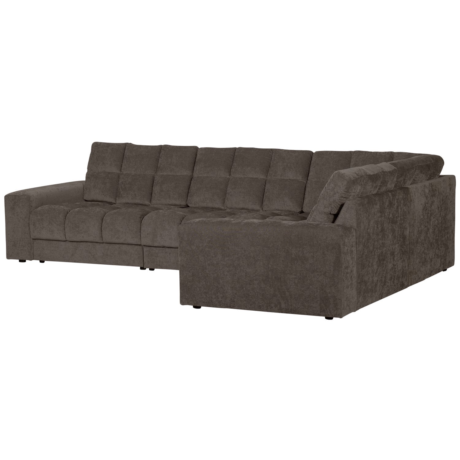 Sofa rechtsseitig SECOND DATE warmes Grau