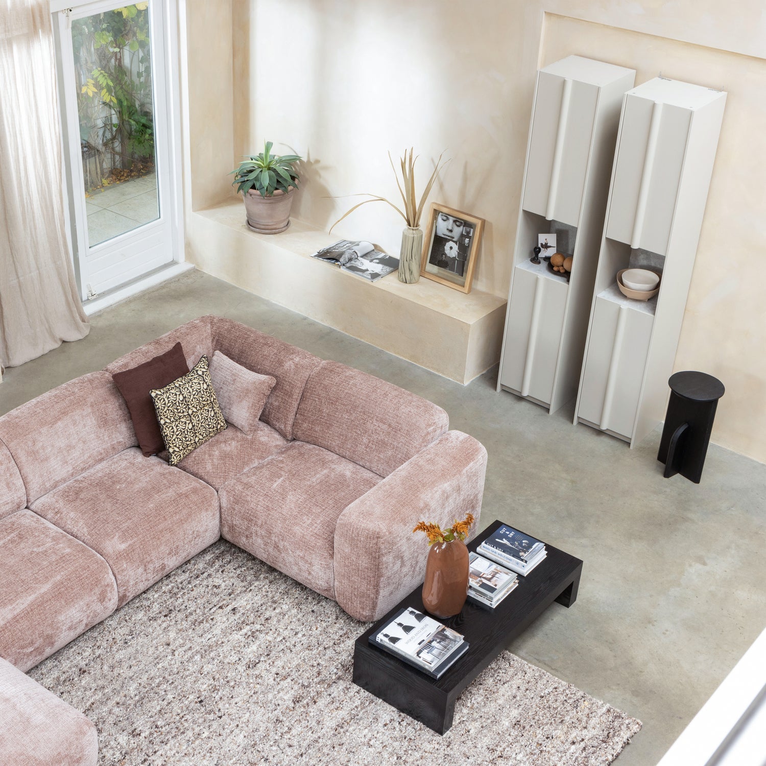 EFIA brown mélange rug