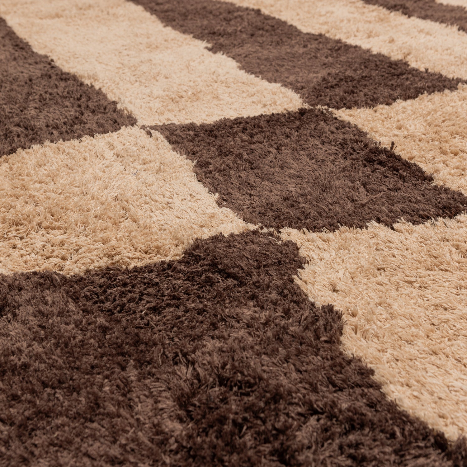 FAFA brown rug with beige