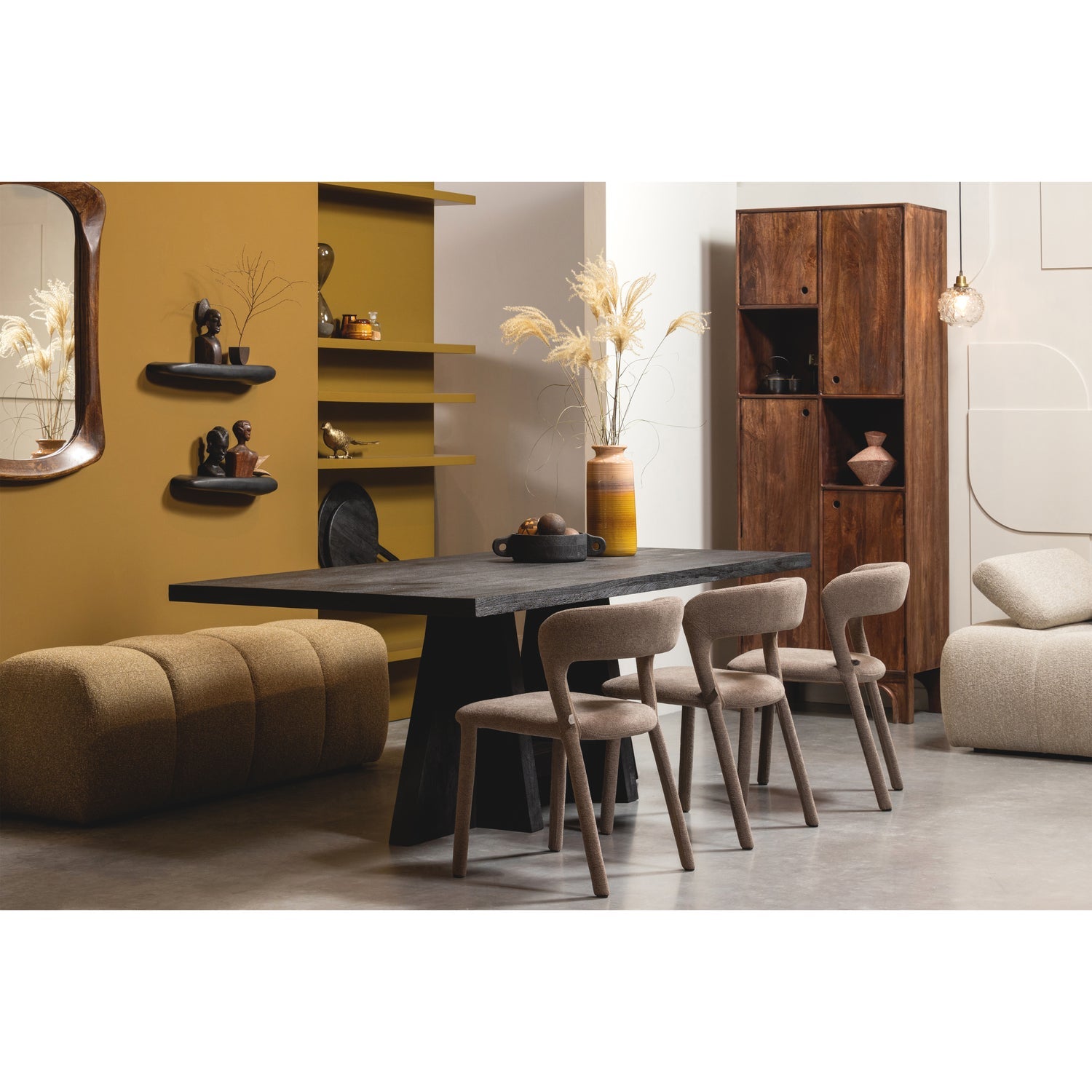MOJO Bench Brown Lambskin