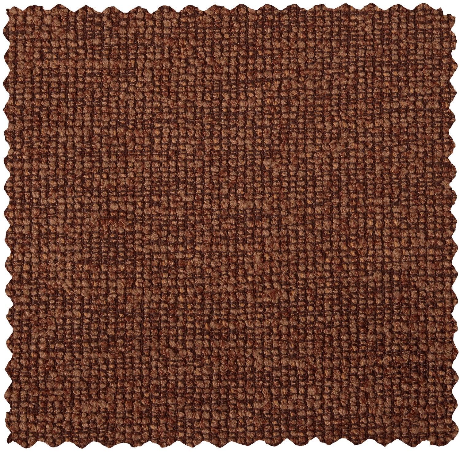 Left-facing modular sofa for 6 people MOJO rust brown mélange boucle