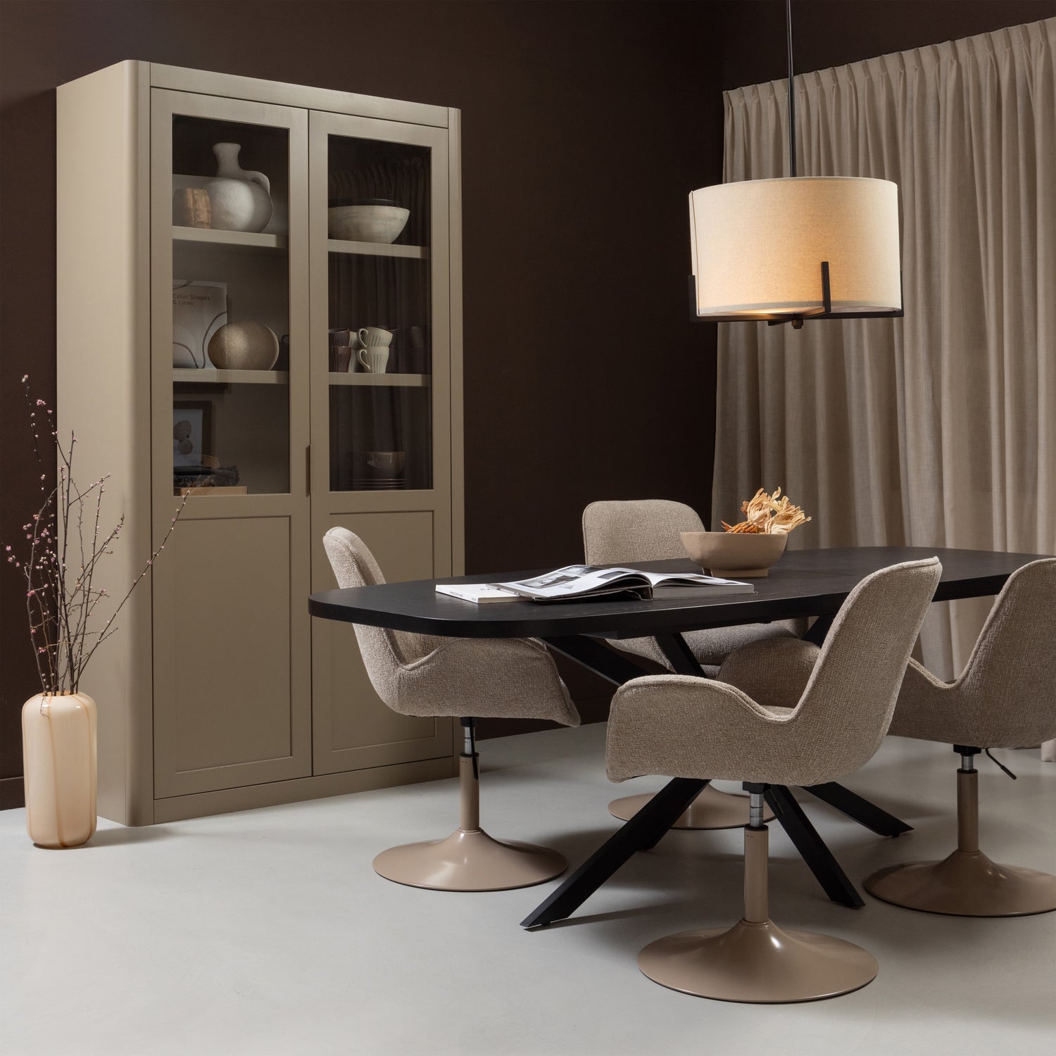Marten Height Adjustable Dining Chair Sand