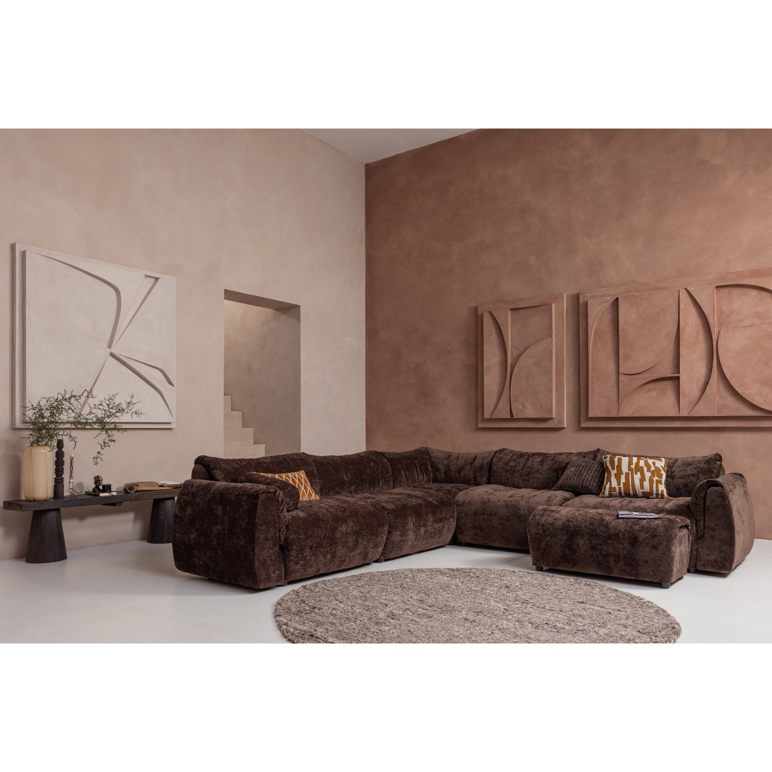 BAGGY 3D Pouf Dark Brown