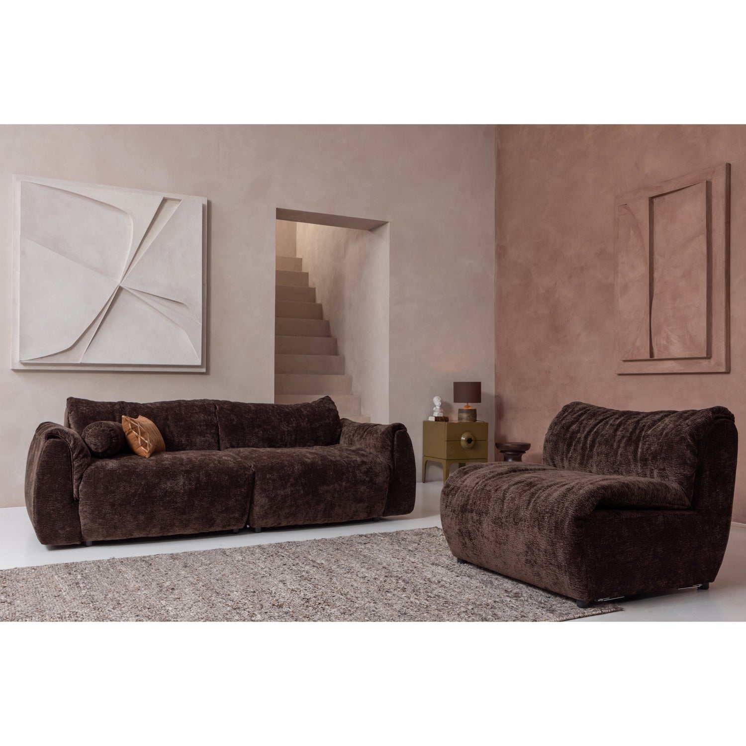 Kissen BAGGY 3D dunkelbraun