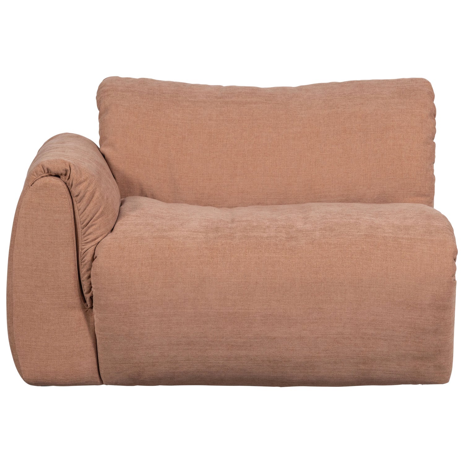 Left-facing modular sofa BAGGY - 1-seater in pink [Klaudia]