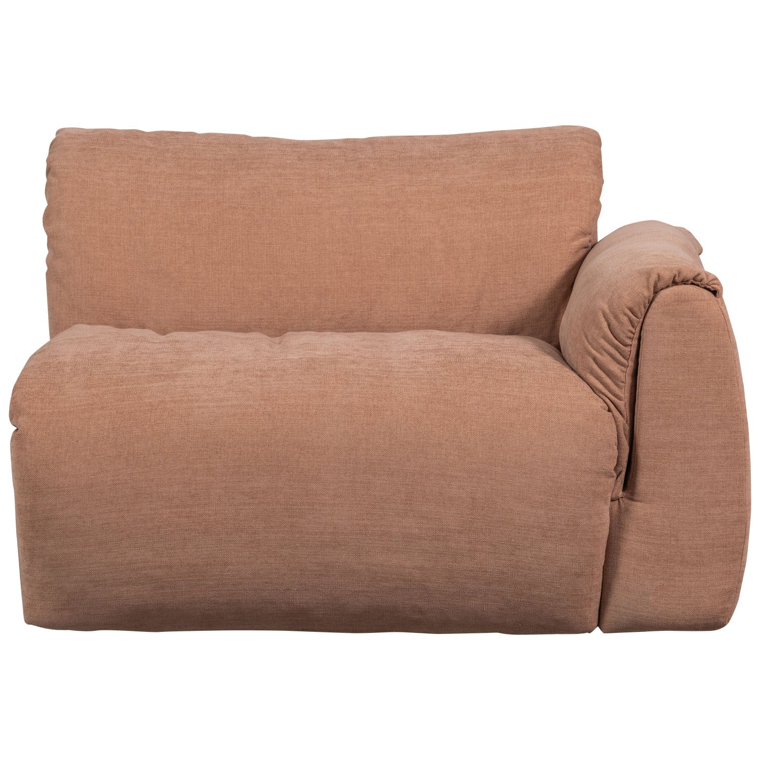 Right-facing modular sofa BAGGY - 1-seater in pink [Klaudia]