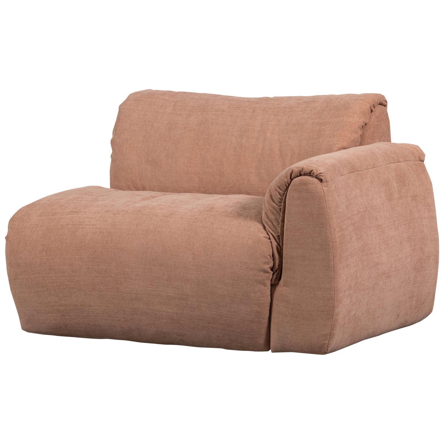 Right-facing modular sofa BAGGY - 1-seater in pink [Klaudia]