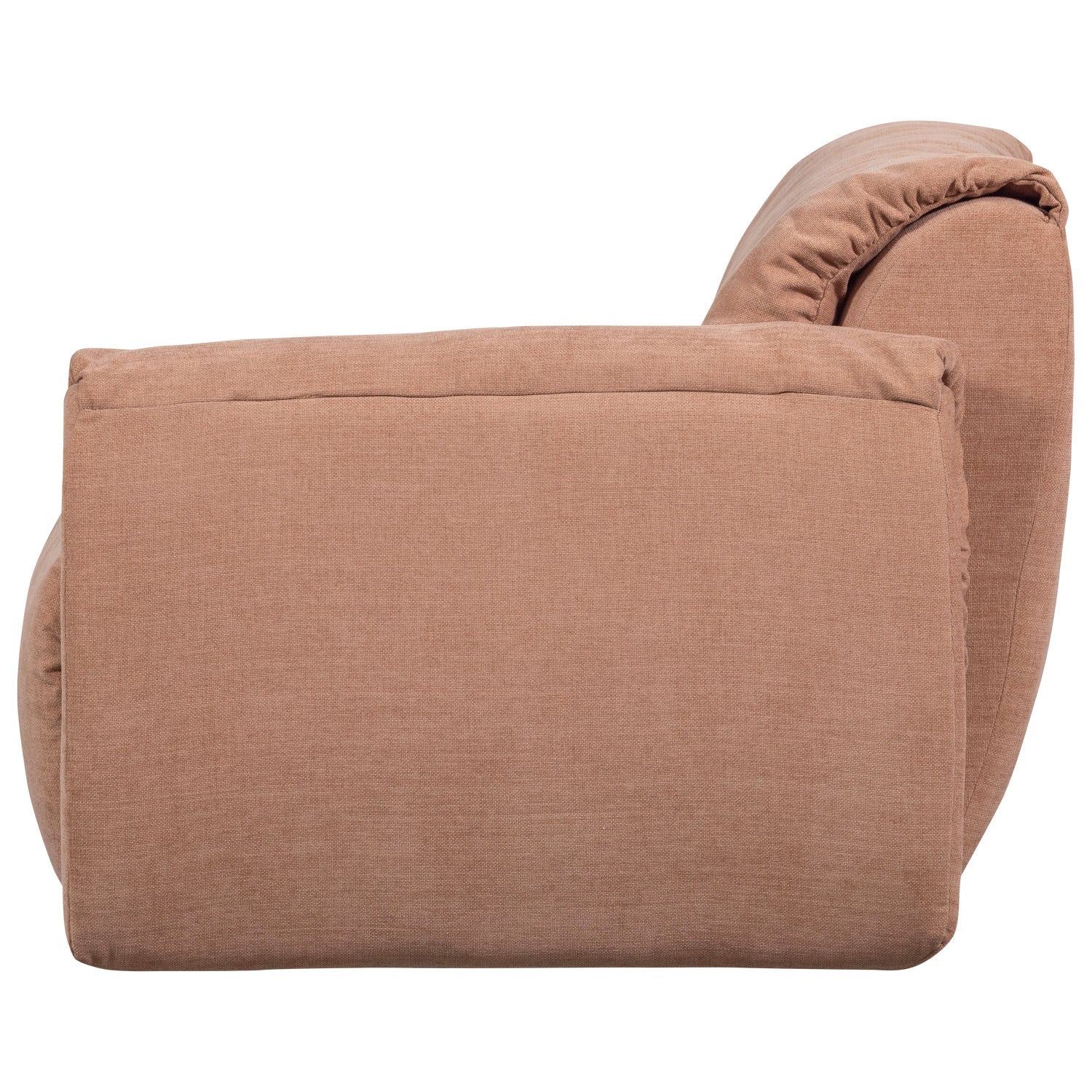 Right-facing modular sofa BAGGY - 1-seater in pink [Klaudia]