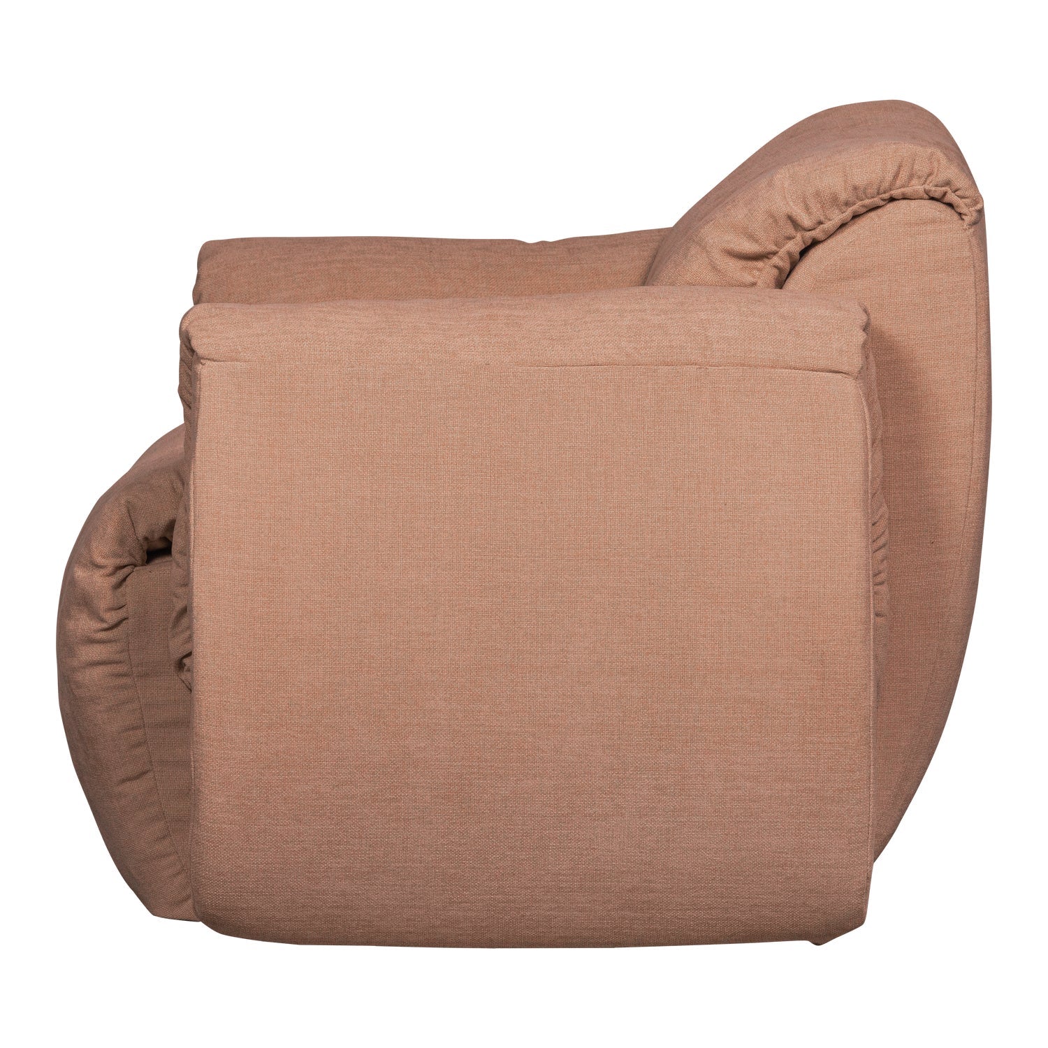BAGGY pink swivel armchair