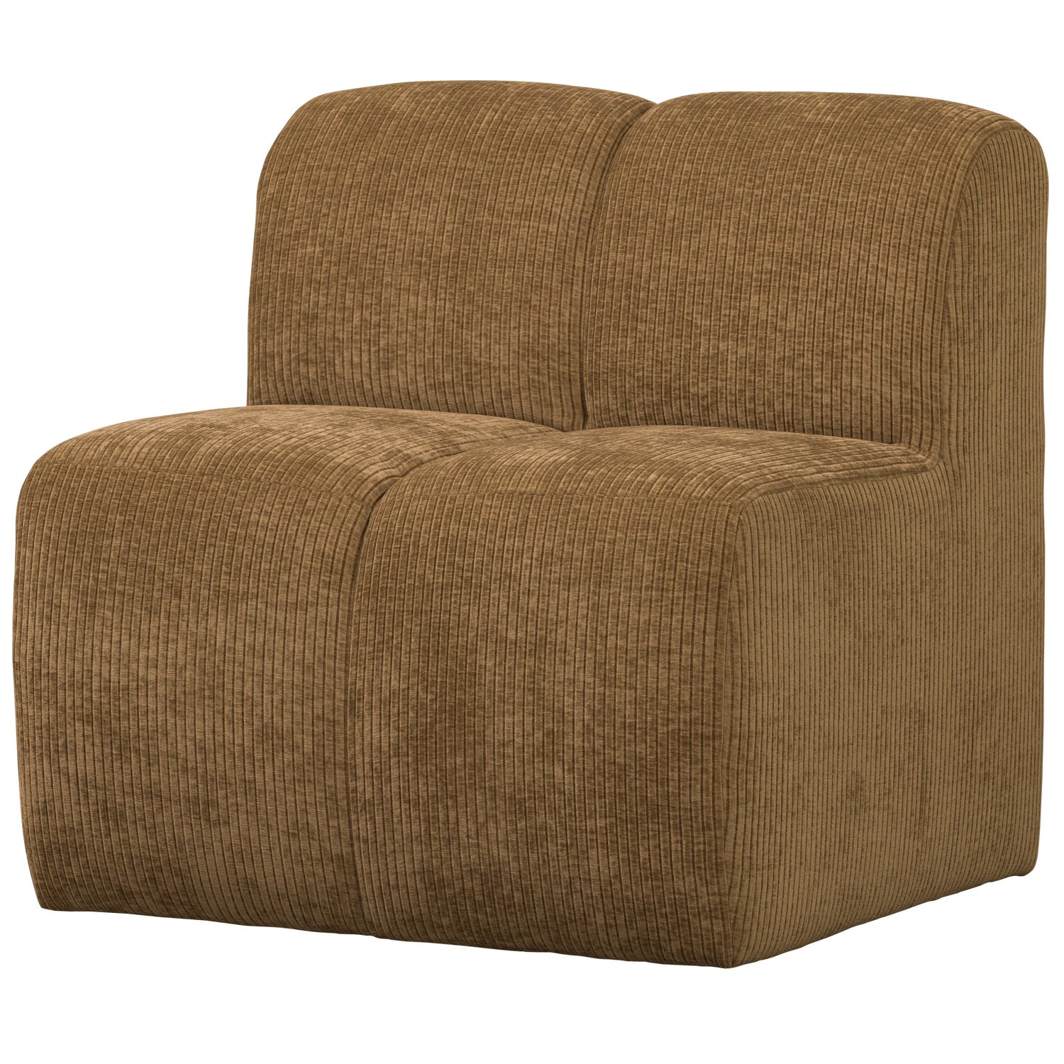 Armchair / MOJO BENCH module honey corduroy