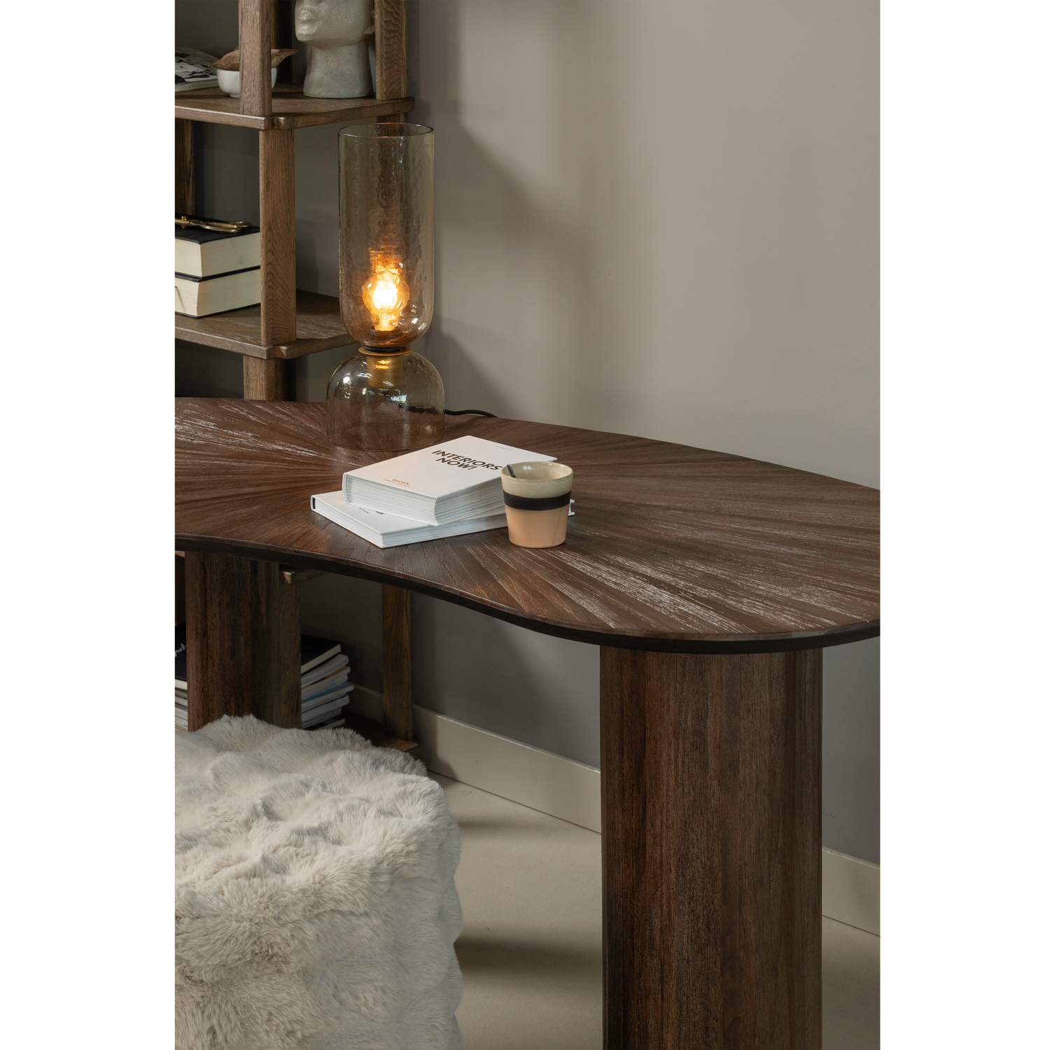 SUN Desk Teak Wood