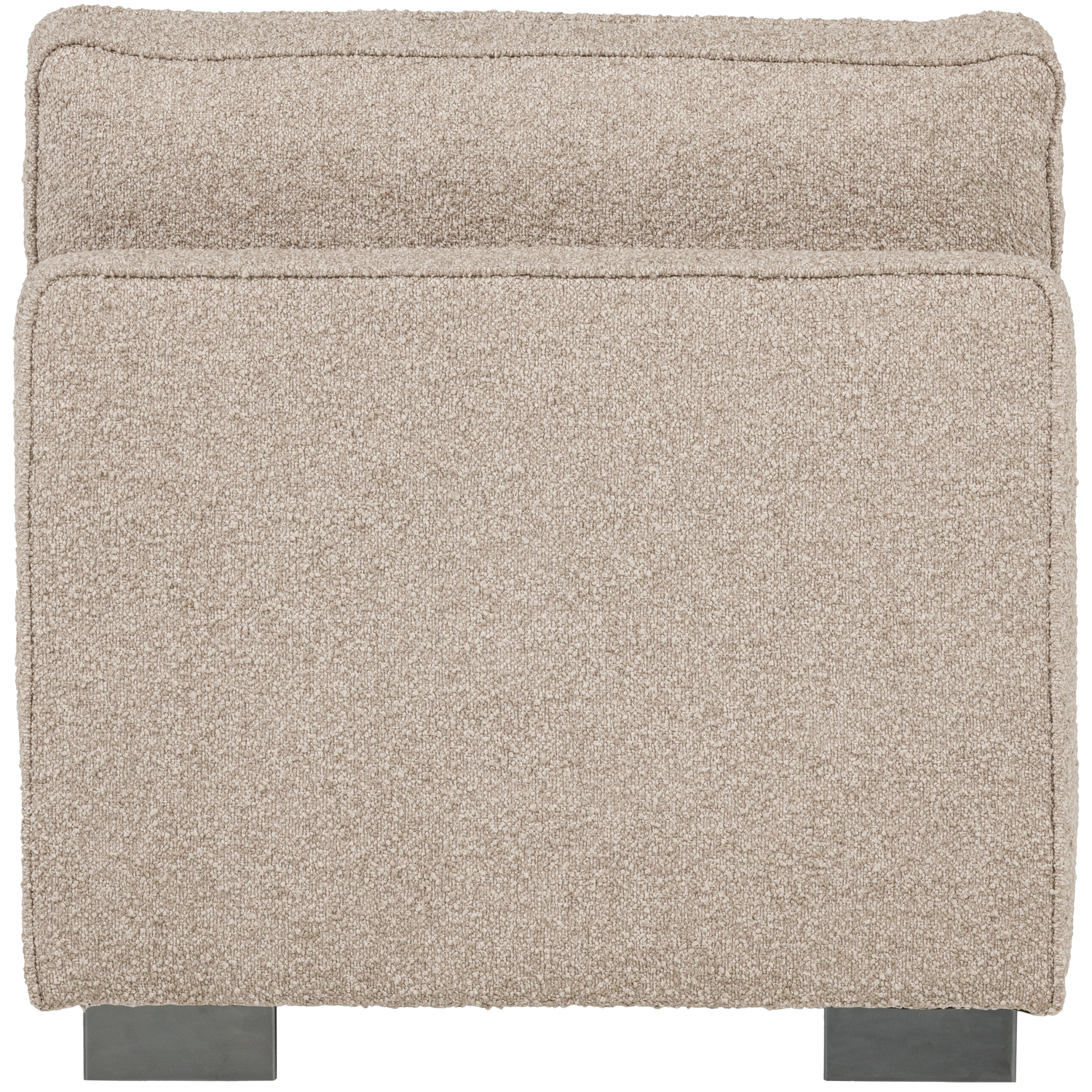 Armchair / module LAZY sand bouclé