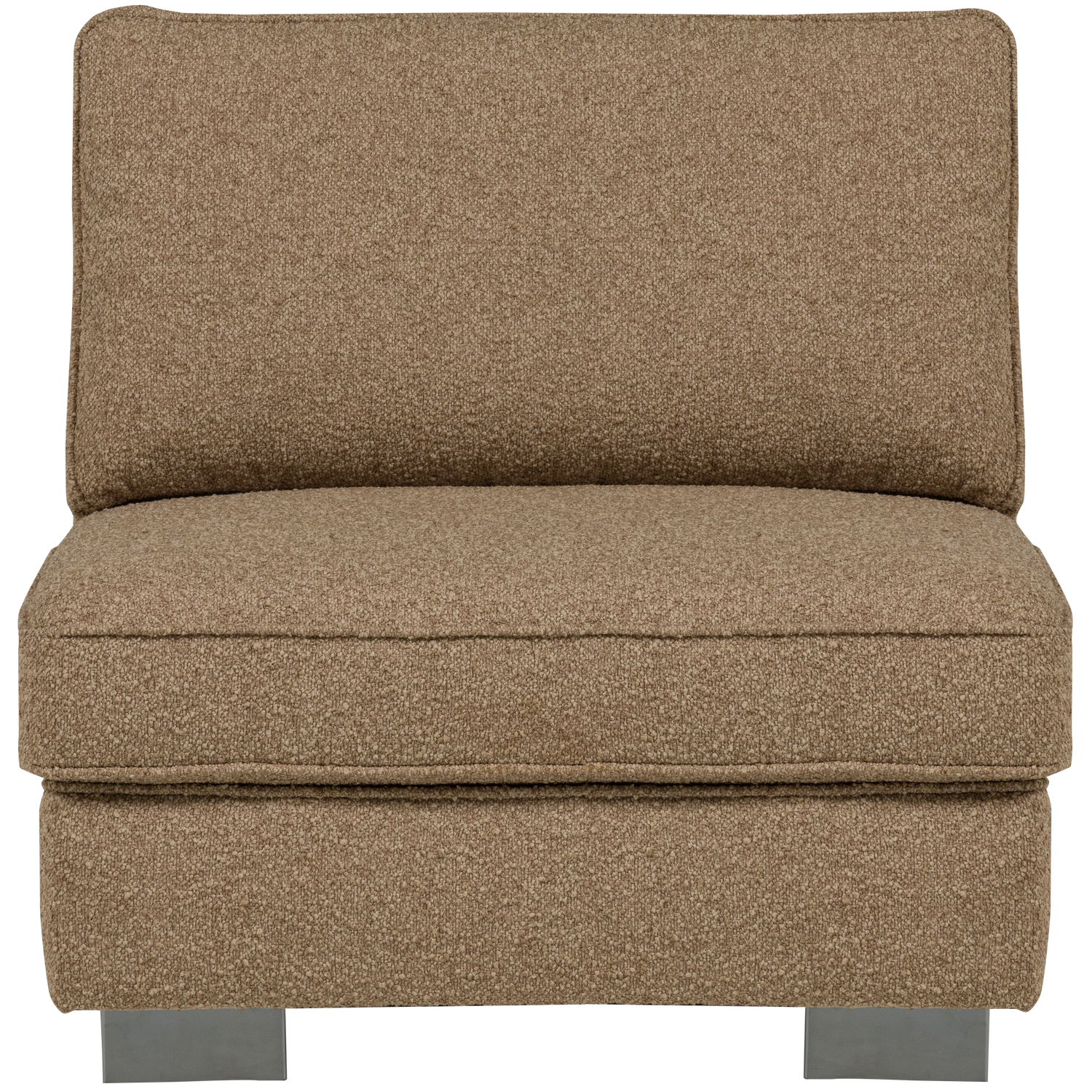 Lazy Armchair / Module in Brown Boucle