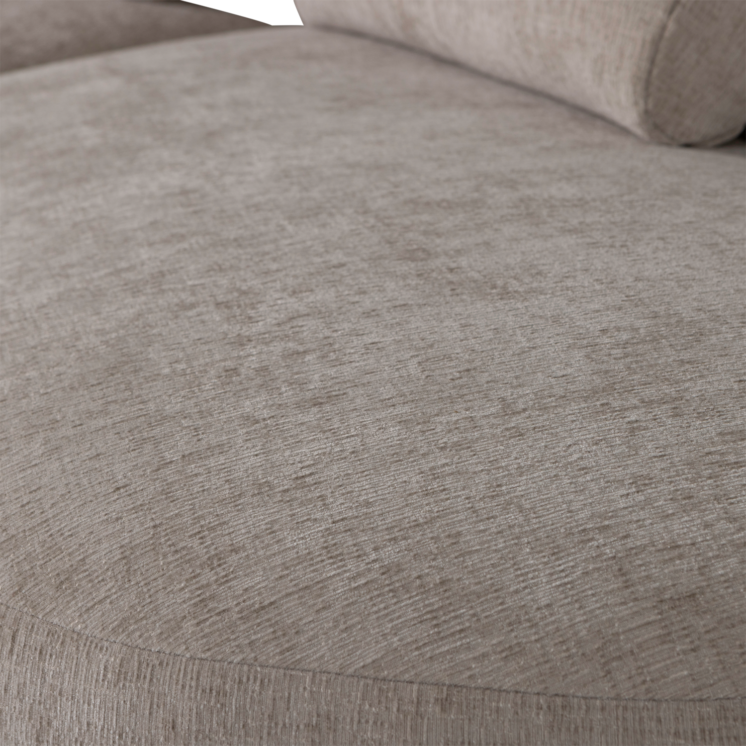 BATAVIER Sand Half-Round Sofa for 6 People