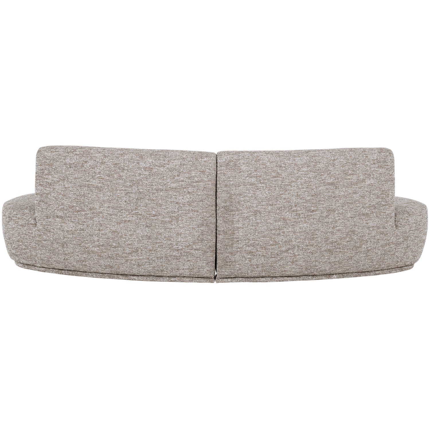 BATAVIER Sand Mélange Semi-Circular Sofa for 4