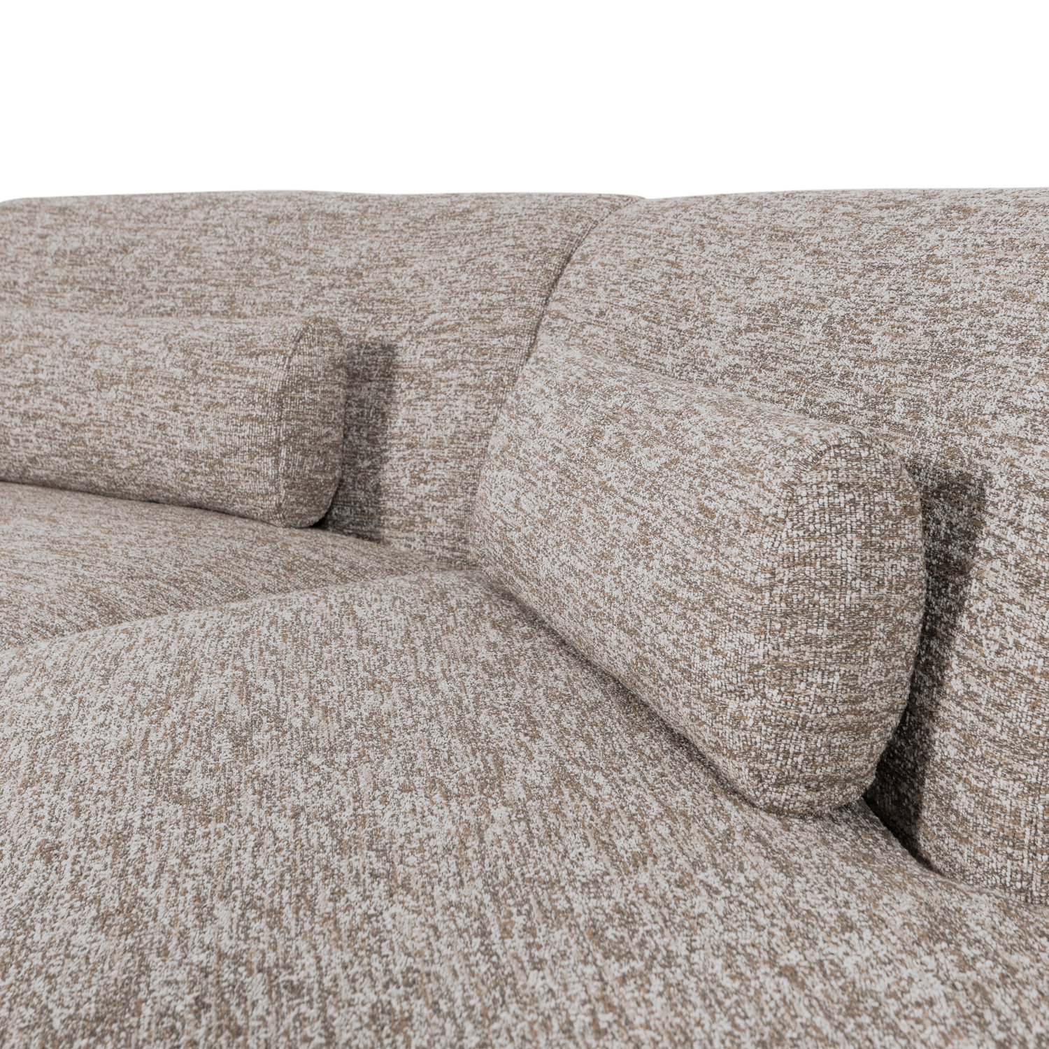 BATAVIER Sand Mélange Semi-Circular Sofa for 4